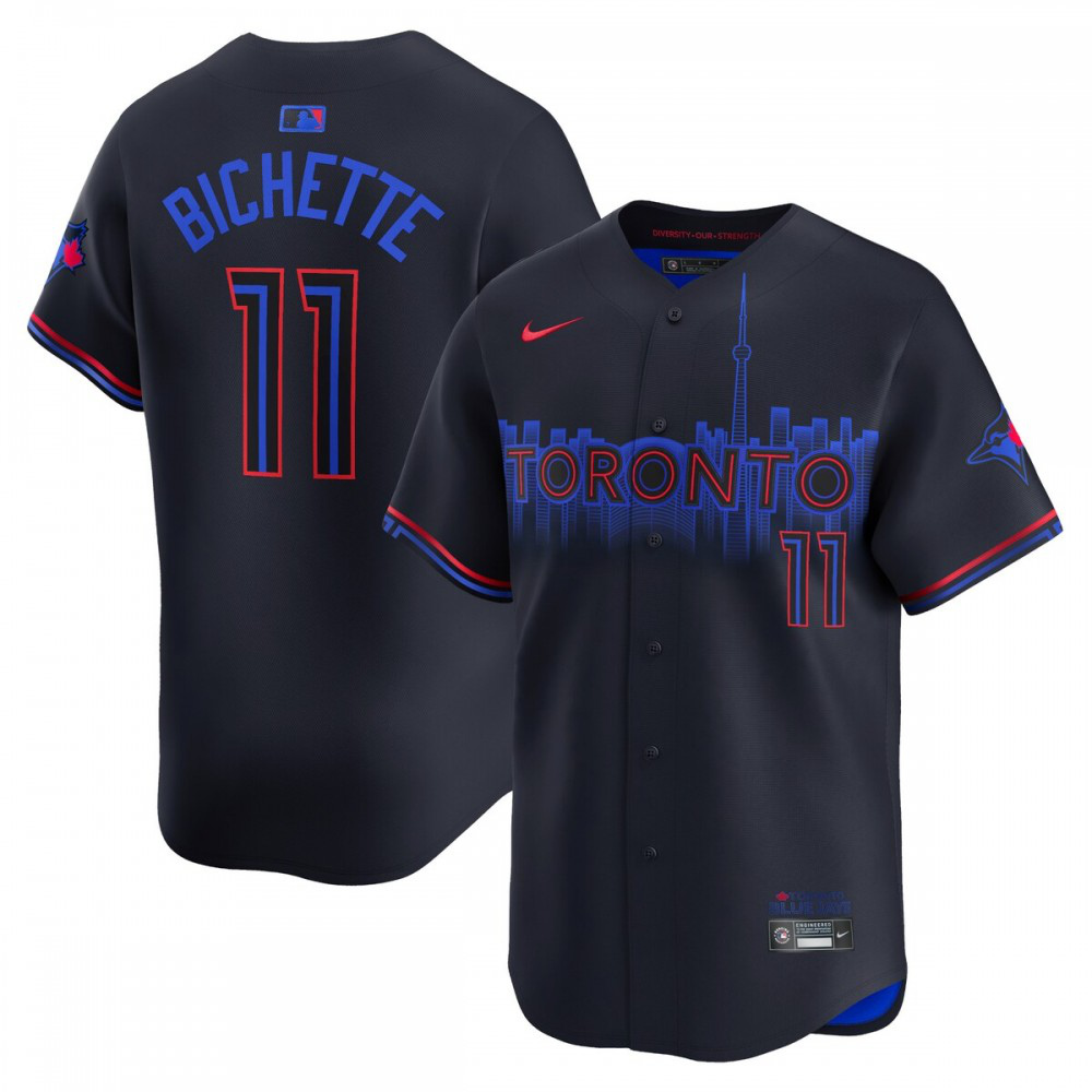 Bo Bichette Toronto Blue Jays 2024 City Connect Limited Player Jersey - Black-Pro Kit Vault | Brand New 26/27 Sports Jerseys